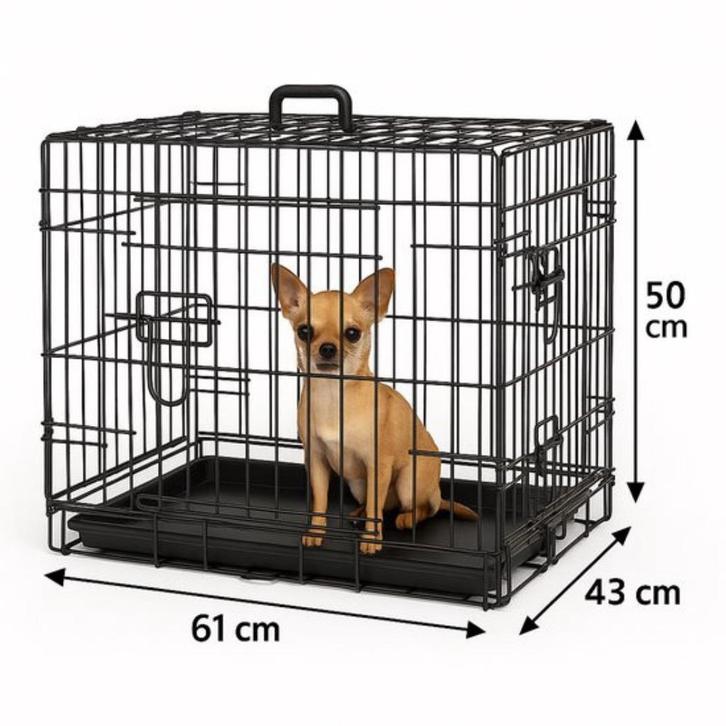 Kleine hondenbench Flamingo S, Dieren en Toebehoren, Hondenbenches, Zo goed als nieuw, Ophalen