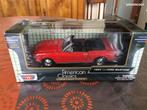 Voiture miniature Ford mustang cabriolet rouge 1964 MOTOR MA, Hobby & Loisirs créatifs, Voitures miniatures | 1:24, Motormax, Comme neuf