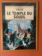 Cadre Tintin de qualité avec affiche en parfait état., Collections, Personnages de BD, Comme neuf, Tintin