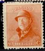 Belg. 1919 - Albert I nr 173 *, Postzegels en Munten, Verzenden, Met plakker