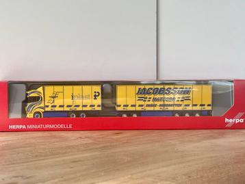 Herpa Scania CS Zwedencombi JACOBSSON Matfors 1/87 beschikbaar voor biedingen