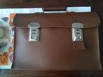 Lederen boekentas, Handtassen en Accessoires, Tassen | Schooltassen, Ophalen of Verzenden