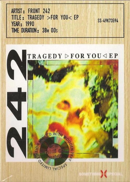 FRONT 242 TRAGEDY FOR YOU EP - LIMITED MINI CD IN WOODEN BOX, Cd's en Dvd's, Cd's | Overige Cd's, Nieuw in verpakking, Verzenden