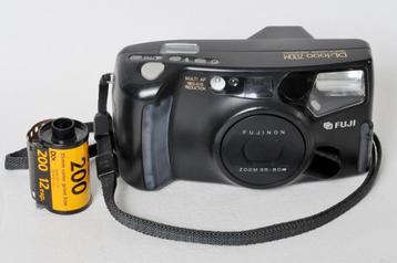 Fuji DL-1000 Zoom + hoesje. Analoge camera