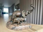 Bronzen olifanten, Antiek en Kunst, Ophalen of Verzenden