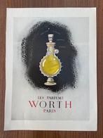 Reclame Les Parfums Worth Paris, Enlèvement ou Envoi, Utilisé
