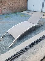 Verstelbare ligstoel in aluminium, Ophalen, Gebruikt, Aluminium, Verstelbaar