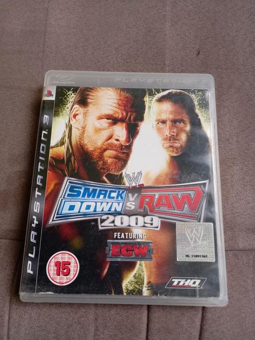WWE Smackdown contre Raw 2009 sur PS3, Consoles de jeu & Jeux vidéo, Jeux | Sony PlayStation 3, Utilisé, Sport, 3 joueurs ou plus