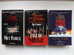 3 livres TOM CLANCY Guerre froide/Etat de siège/Net Force, Livres, Thrillers, Comme neuf, Enlèvement ou Envoi