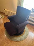 Relax zetel in paars fluweel, Ophalen, Gebruikt, Eenpersoons, Neutraal