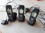 Téléphones fixes 3 combinés, Ophalen of Verzenden, 3 handsets