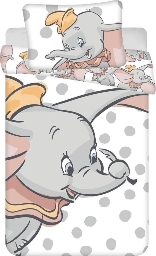 Dombo Baby Dekbedovertrek 100 x 135 cm - Disney Dumbo, Kinderen en Baby's, Kinderkamer | Beddengoed, Nieuw, Dekbedovertrek, Jongetje of Meisje