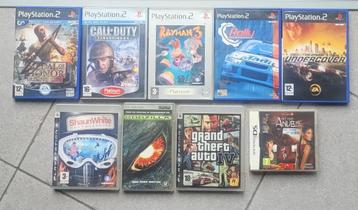 Playstation 2 & 3 games  PSP  nintendo DS game zie lijst beschikbaar voor biedingen