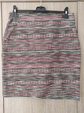 Rode tweed rok Tom Tailor, maat 40