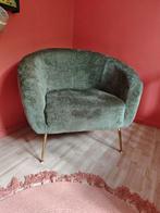 Groene fauteuil in stof, Ophalen, Zo goed als nieuw