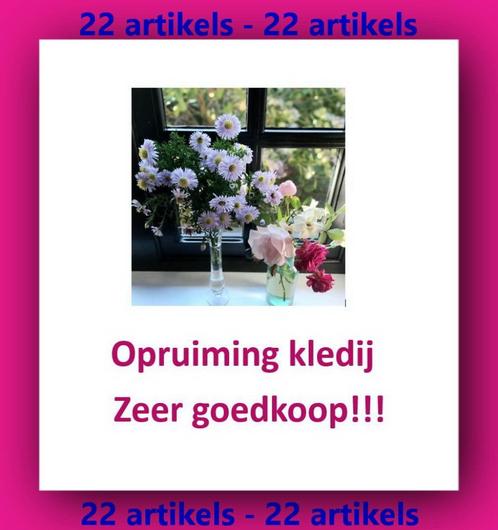 Stockopruiming -22 artikels Dames & Heren-Bied je prijs! 5kg, Kleding | Dames, Dames-kledingpakketten, Zo goed als nieuw, Ophalen of Verzenden