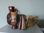 vintage vaas + kandelaar Bay design + 2 miniatuur W-Germany, Antiek en Kunst, Curiosa en Brocante, Ophalen of Verzenden