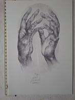 Schitterende litho van Oldrich Kulhanek "Contact" uit 2002, Ophalen of Verzenden