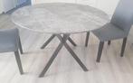 Ronde eettafel, Huis en Inrichting, Tafels | Eettafels, Ophalen, Zo goed als nieuw