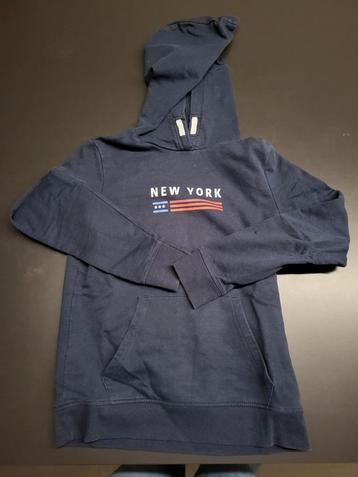 Hoodie donkerblauw 12y 152  beschikbaar voor biedingen