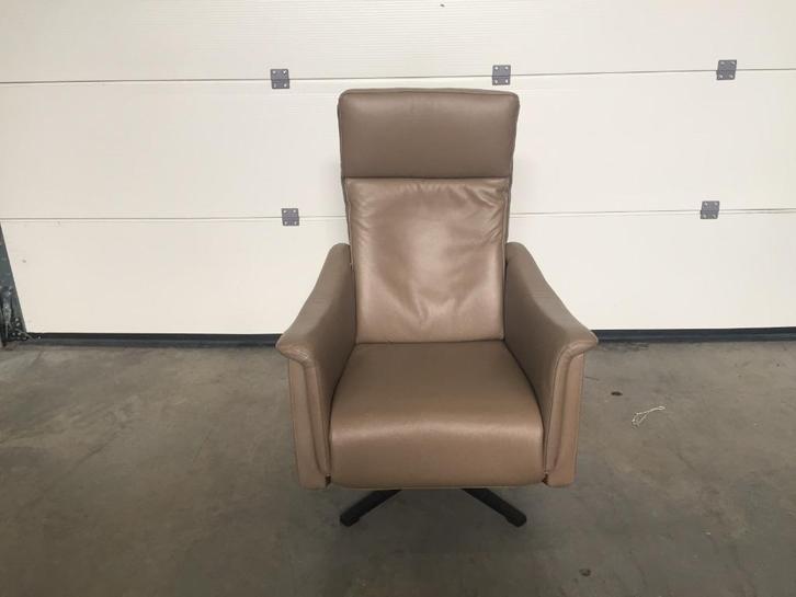(22) Duurdere lederen draadloze elektrische relax zetel, Huis en Inrichting, Fauteuils, Zo goed als nieuw, Ophalen