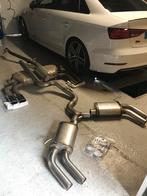 Audi s3 8v Complete RVS uitlaat na katalysator, Auto-onderdelen, Nieuw, Audi