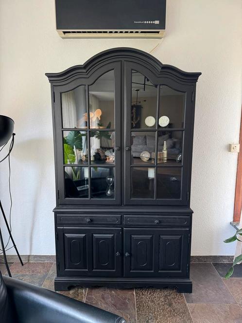Mooi Vitrinekast Te Koop, Huis en Inrichting, Kasten | Buffetkasten, Zo goed als nieuw, Glas, Ophalen