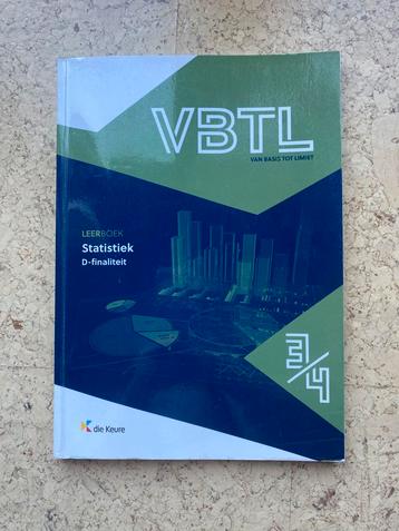 VBTL 3/4 – leerboek statistiek , Enlèvement ou Envoi, Utilisé, Secondaire, Mathématiques A