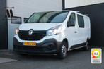 Renault Trafic 1.6 dCi 125PK L2 Dubbele Cabine - EURO 6 - Ai, Auto's, Parkeersensor, Renault, Wit, Onderhoudsboekje