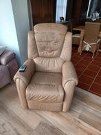 Relax électrique en cuir. Comme neuf., Maison & Meubles, Fauteuils, Comme neuf, Enlèvement ou Envoi