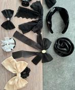 Set zwarte haaraccessoires, Handtassen en Accessoires, Uiterlijk | Haarverzorging, Ophalen of Verzenden, Gebruikt, Overige typen