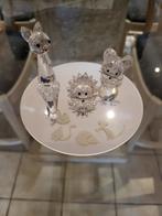 Swarovski Collectie Poes, Egel en Muis + display, Verzamelen, Ophalen, Zo goed als nieuw