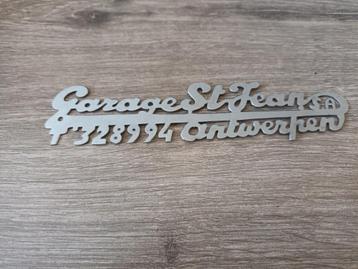 Decal vintage  garage st jean sa antwerpen beschikbaar voor biedingen