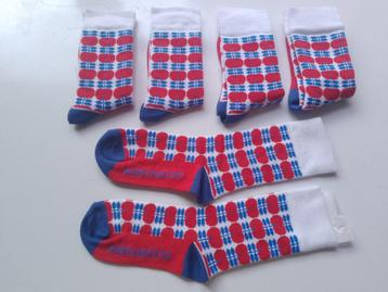 5 paar nieuwe sokken hero on socks 27-30 appeltjes beschikbaar voor biedingen
