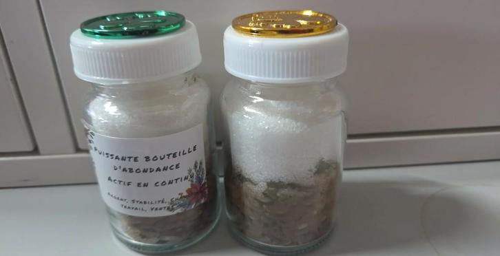 Bouteille d'abondance, chance, argent, travail, ventes...., Livres, Ésotérisme & Spiritualité, Neuf, Autres types, Autres sujets/thèmes