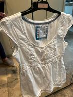 Handgemaakte witte katoenen kanten jurk, Meisje, Zo goed als nieuw