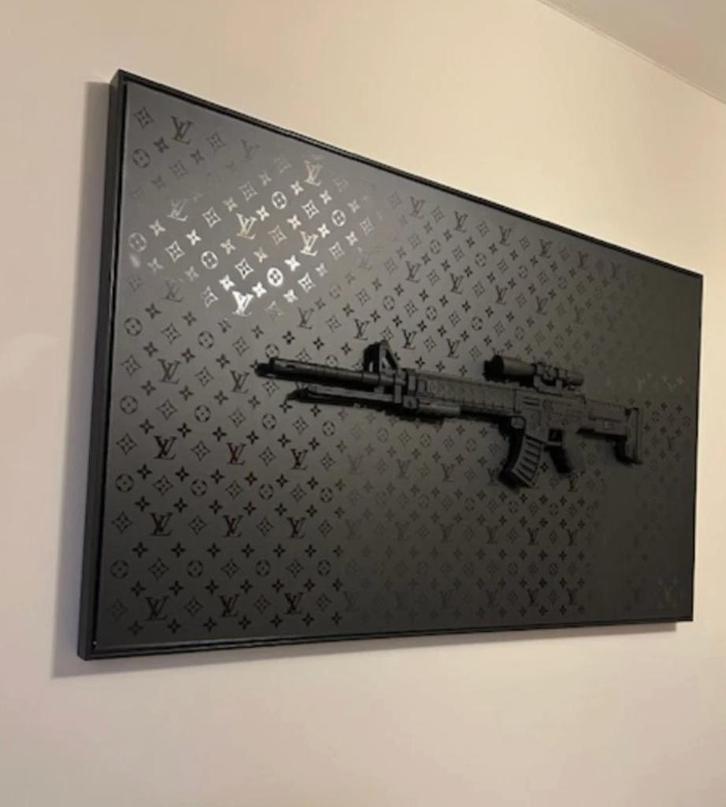 Louis Vuitton Black Gun • XL, Antiek en Kunst, Kunst | Designobjecten, Ophalen