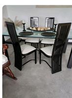 Table et chaisses salle à manger, Maison & Meubles, Chaises, Comme neuf, Enlèvement, Cinq, Six Chaises ou plus, Bois