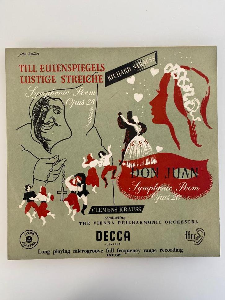 Strauss Till Eulenspiegels Lustige Streiche 1950, Cd's en Dvd's, Vinyl | Klassiek, Zo goed als nieuw, Modernisme tot heden, Orkest of Ballet