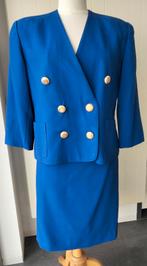 CHIC Elegance koningsblauwe kleermakersset maat: 42, Kleding | Dames, Kostuum of Pak, Blauw, Maat 42/44 (L), Ophalen of Verzenden