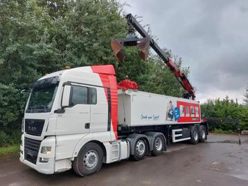 MAN TGX 26.460 6x2/4 (lift-lenk) + AJK + HMF 2243 Z (remote) beschikbaar voor biedingen
