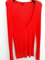 super mooie rode gilet/cardigan vest t M merk Chris Janssens, Ophalen, Rood