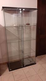 Detolf vitrine kast Ikea, Huis en Inrichting, Kasten | Vitrinekasten, Ophalen, Minder dan 50 cm, Met deur(en), Ikea Detolf