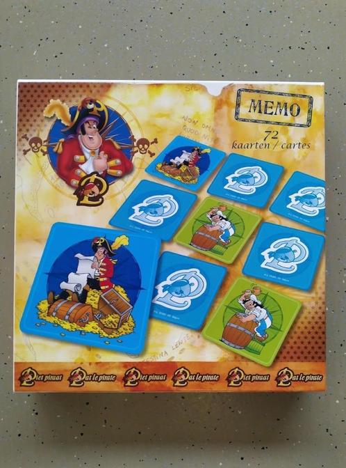 Fun Toys - Piet Pirate - Jeu mémo - 72 cartes - Nouveau, Enfants & Bébés, Jouets | Éducatifs & Créatifs, Comme neuf, Puzzles, Découverte