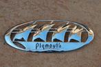 Amerikaanse Oldtimer Plymouth Emblem uit 1938 USA, Ophalen of Verzenden