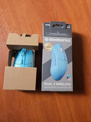 Steelseries Rival 3 wireless (Aqua) blauw beschikbaar voor biedingen