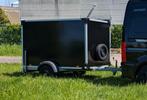 Gesloten Aanhangwagen Enkel as Humbaur 750KG, Ophalen, Zo goed als nieuw
