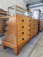 vintage antieke winkeltoog toonbank met schuiven, Antiek en Kunst, Ophalen