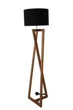 houten lamp strak design, Ophalen of Verzenden, Nieuw, 150 tot 200 cm