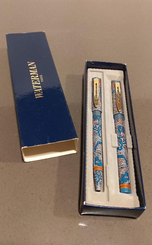 Waterman Forum vulpen - Potpourri design, Collections, Stylos, Utilisé, Stylo, Waterman, Enlèvement ou Envoi